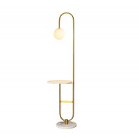 Торшер с полкой Золой Лебедь 1530х330