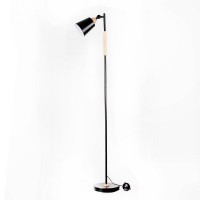 Торшер Цапля черный 150см Е27