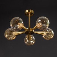 Люстра Рожок-5 Е 27 Бронза 540х300мм