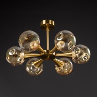 Люстра Рожок-6 Е 27 Бронза 540х300мм