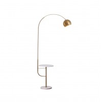 Торшер с полкой Бронзовый лебедь 1600мм Е27