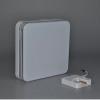 Светодиодный светильник 48 Вт накладной квадратный 5000К IP65 Silver