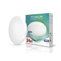 LED светильник настенно-потолочный TITANUM 24W 4100K Матовый
