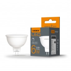 LED лампа VIDEX MR16еD 6W GU5.3 4100K диммерная
