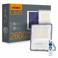 LED прожектор автономный VIDEX 30W 5000K