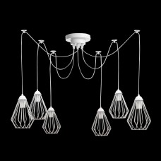 Люстра паук на семь плафонов NL 05371-7 W  MSK Electric