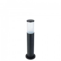 Светильник садово-парковый Horoz Electric Kavak-4 IP44 E27 500мм*89мм черный