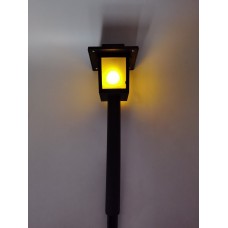 Газонный светильник в грунт на солнечной батарее Пламя 3000К