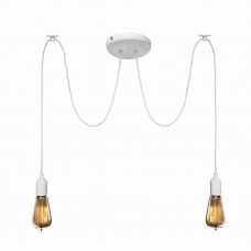 Люстра паук белый на два плафона NL 149-2W MSK Electric