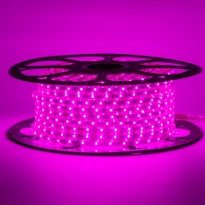 Светодиодная лента фиолетовая 220В 48led/m smd2835 6W/m IP65, 1м