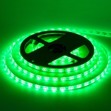 Светодиодная лента 12В зеленая 60led/m smd2835 IP65, 5м